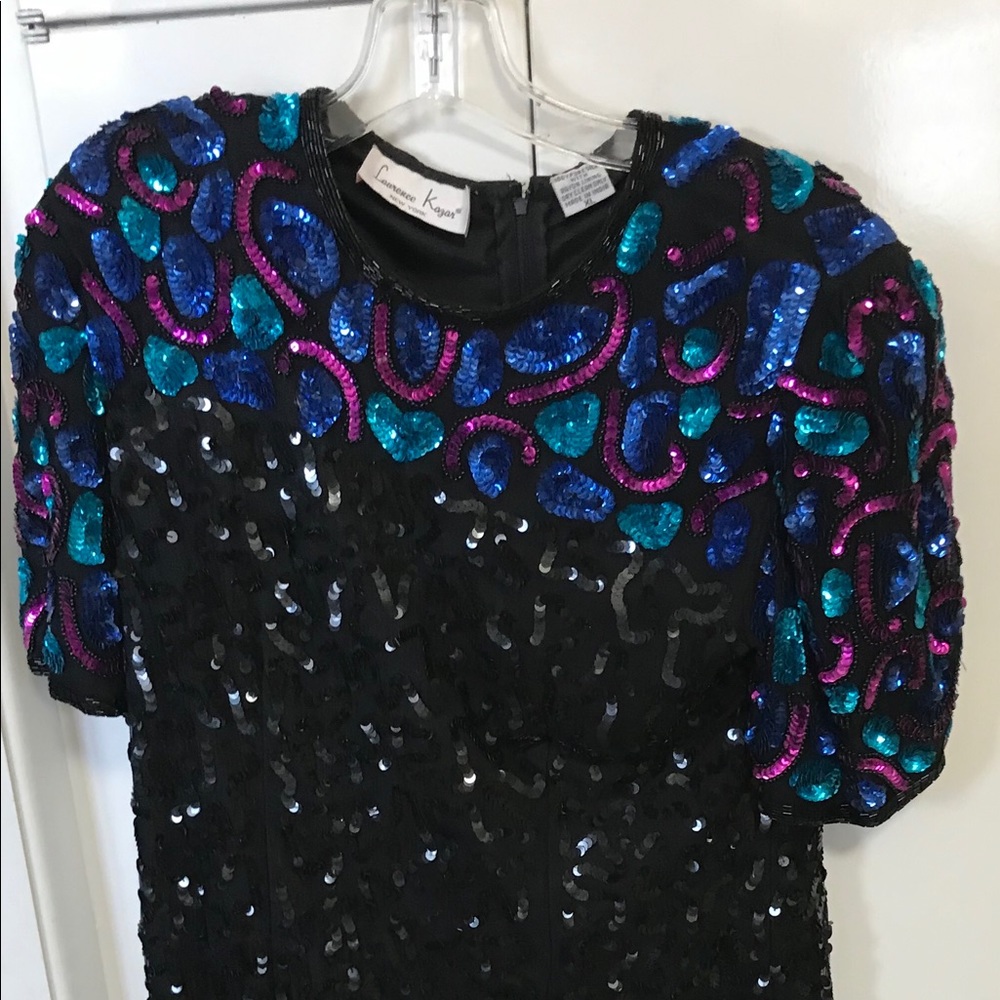 Beaded Silk Dress